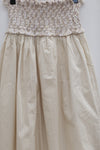 SWAYING/KNIT handmade crochet patchwork skirt SW24SS3B28 apricot